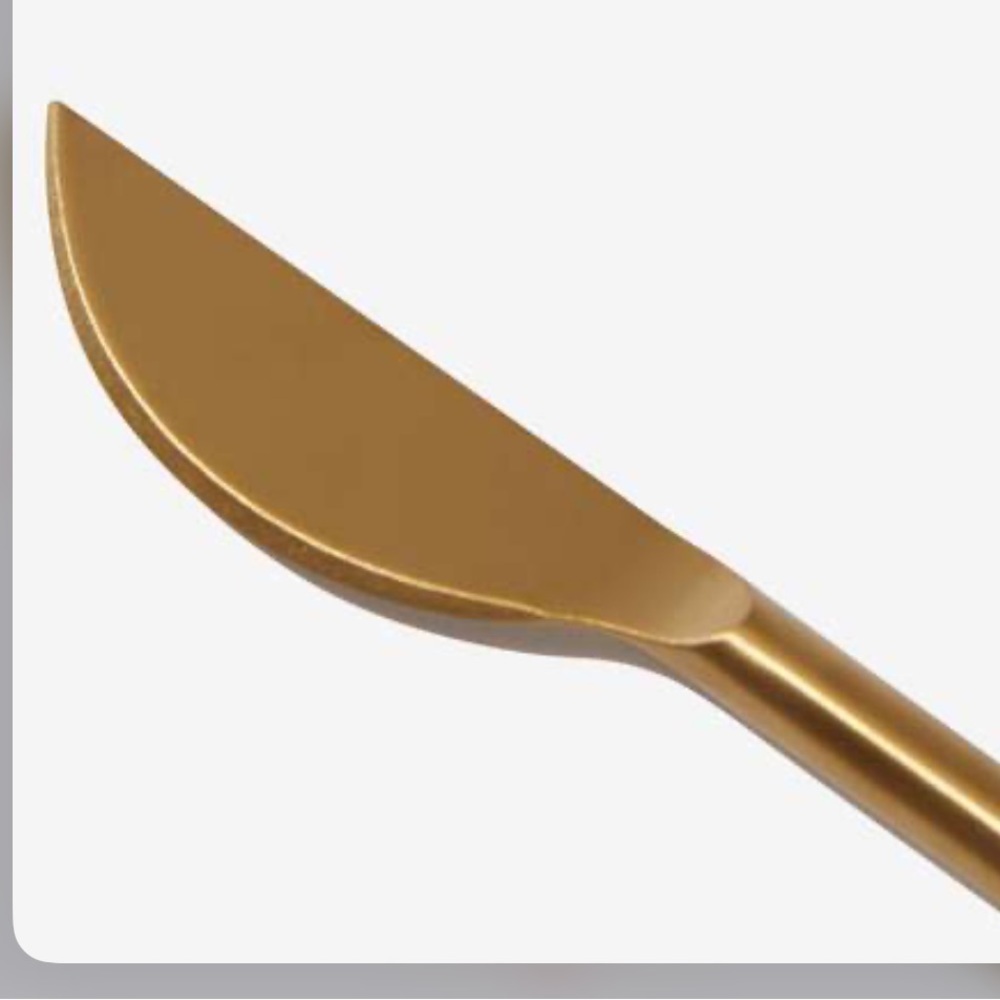 MACY BLACKWELL X SHORT STORIES Gold Cheese Knives - Picture 7 of 9